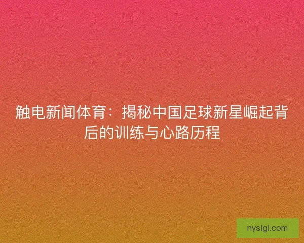 触电新闻体育：揭秘中国足球新星崛起背后的训练与心路历程